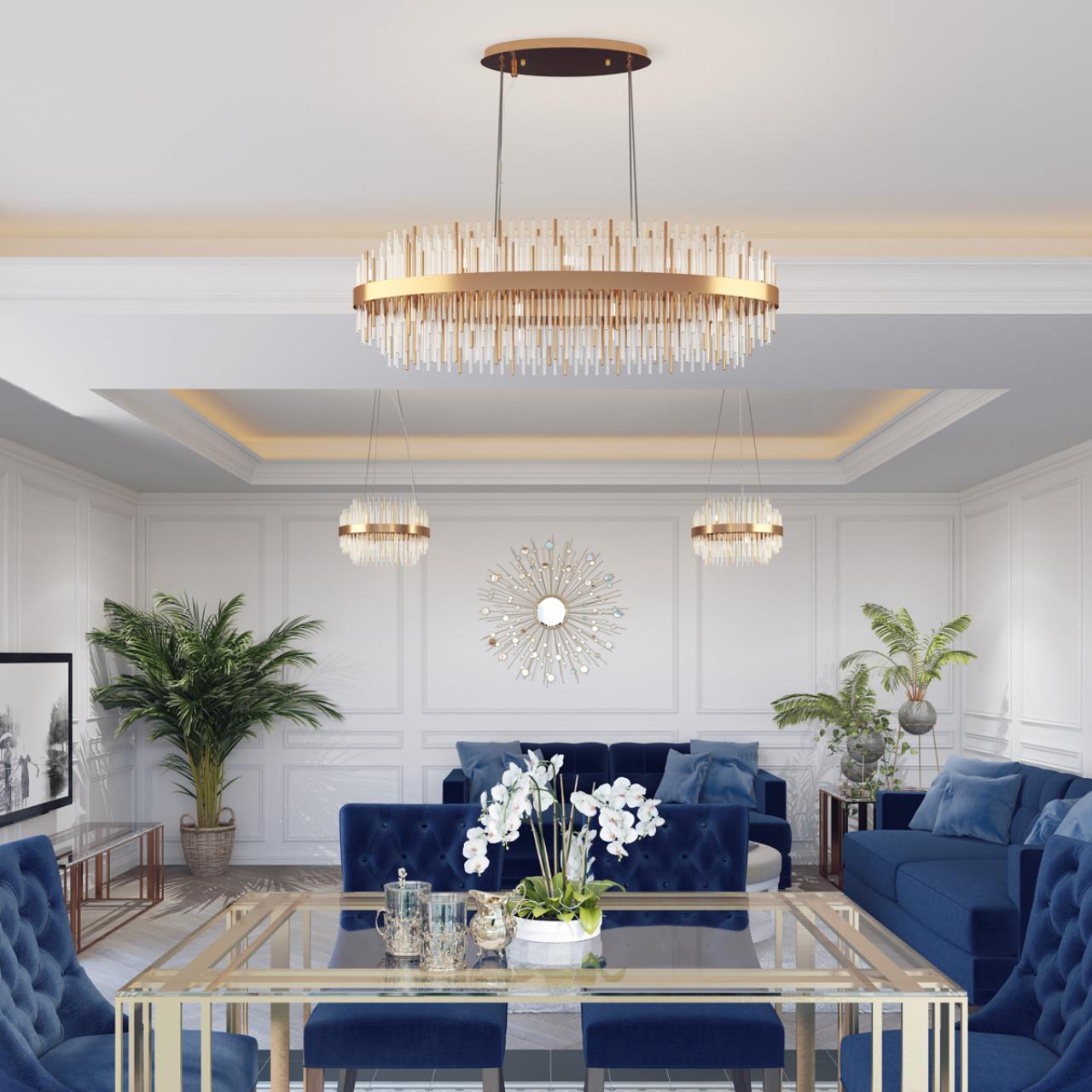 Дополнительная картинка Подвесная люстра Odeon Light Hall Ida 4639/8