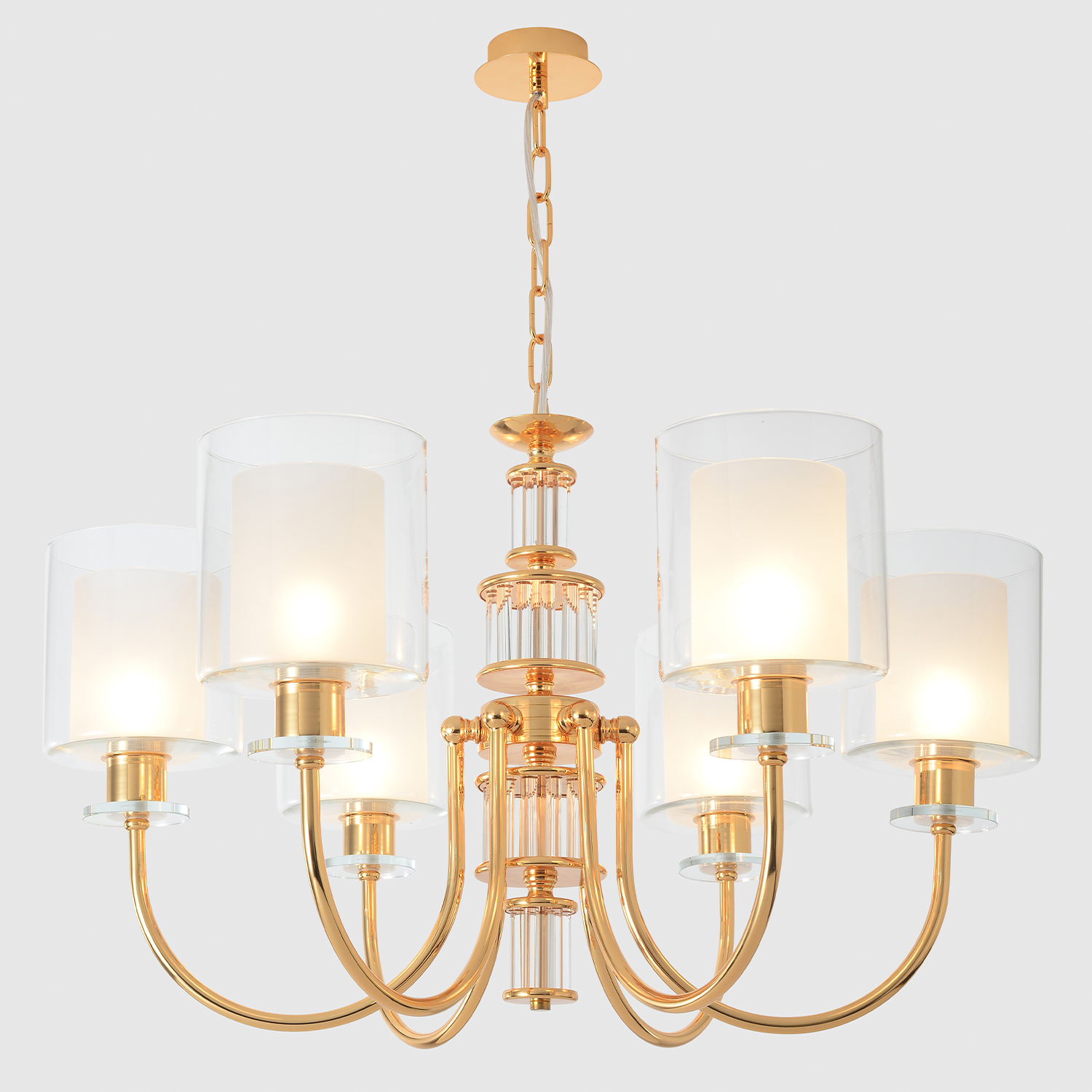 Дополнительная картинка Люстра Crystal Lux ELENA 1621/306