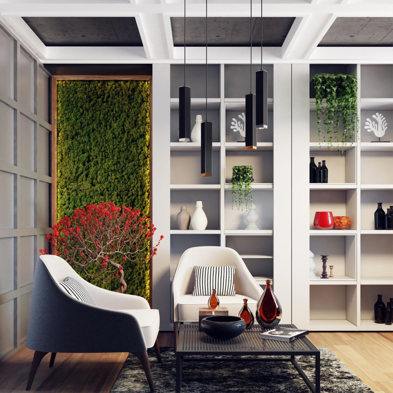 Картинка Подвесной светильник Odeon Light Cubi 4791/5L