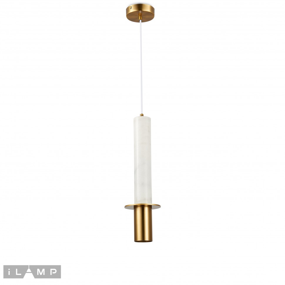 Подвесные Светильник подвесной iLamp Lofty 10705-1 WH-BR, доставка по Казахстану 