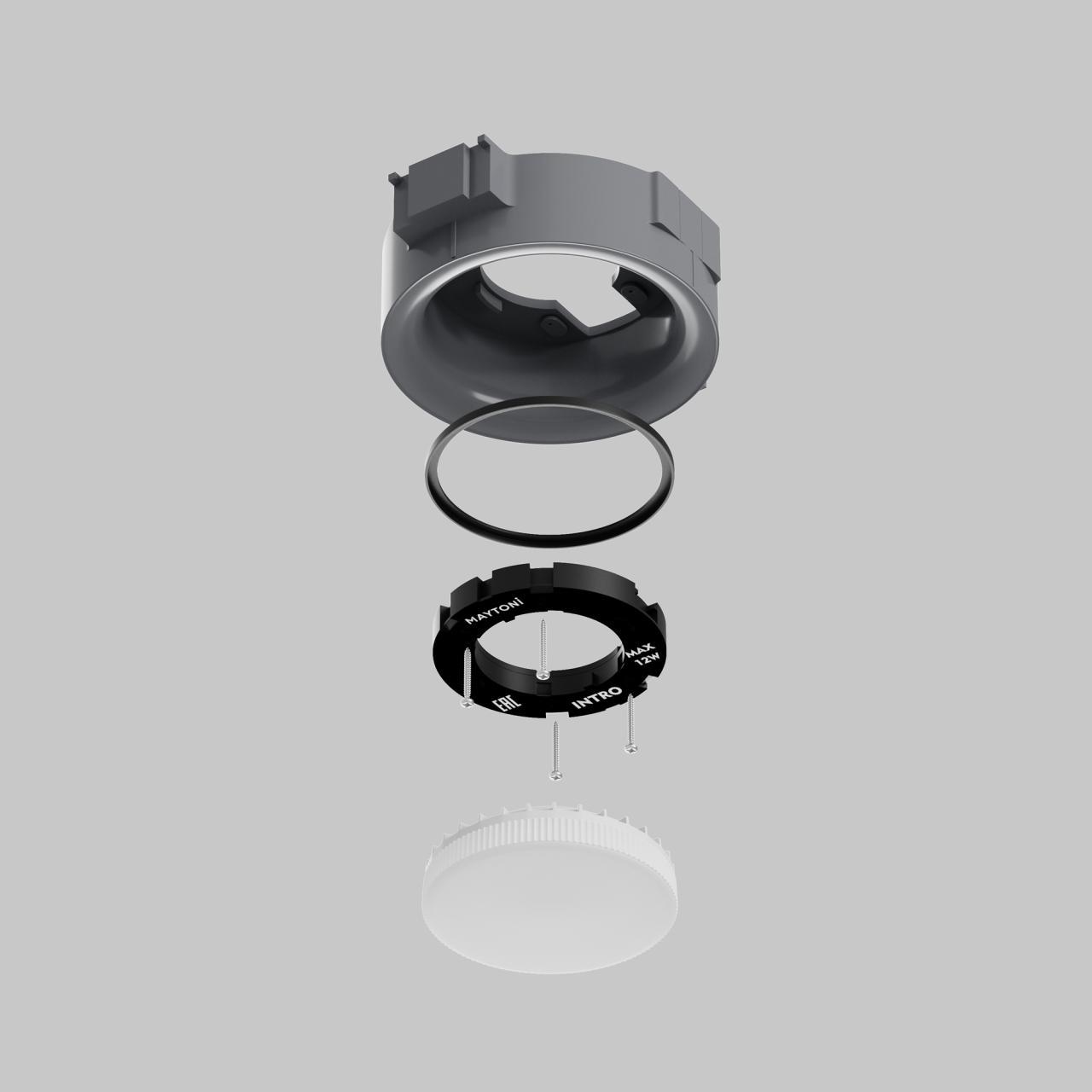 Дополнительная картинка Встраиваемый светильник Technical DL019-GX53-B