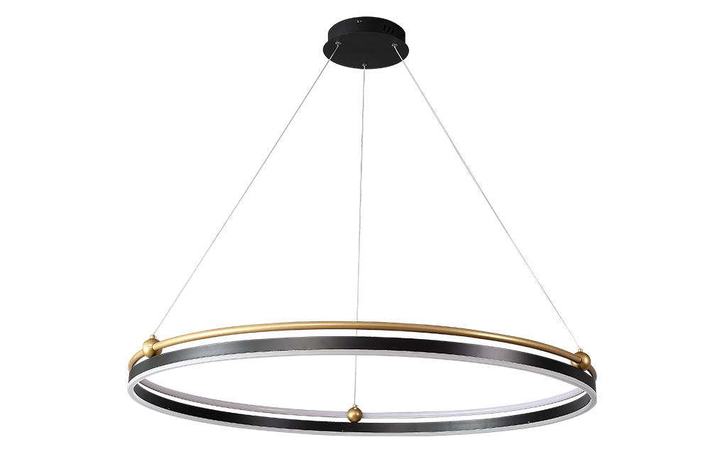 Картинка Люстра Crystal Lux FERNANDO SP88W LED D1000 BLACK/GOLD Crystal Lux 0621/301