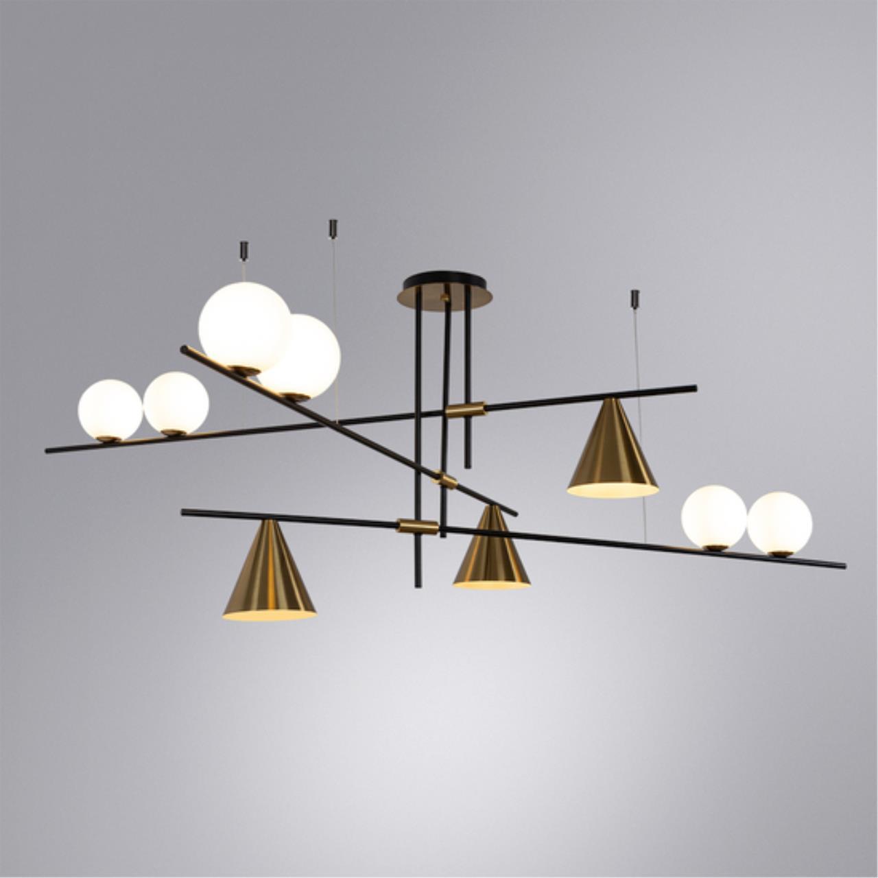 Картинка Потолочный светильник Arte Lamp JACOB A7029PL-9BK