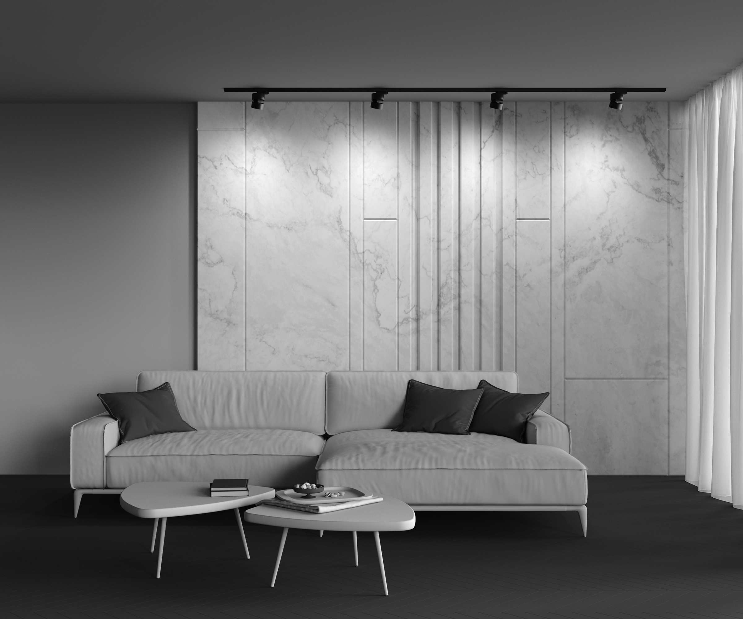 Картинка Трековый светильник Technical TR007-1-12W4K-B