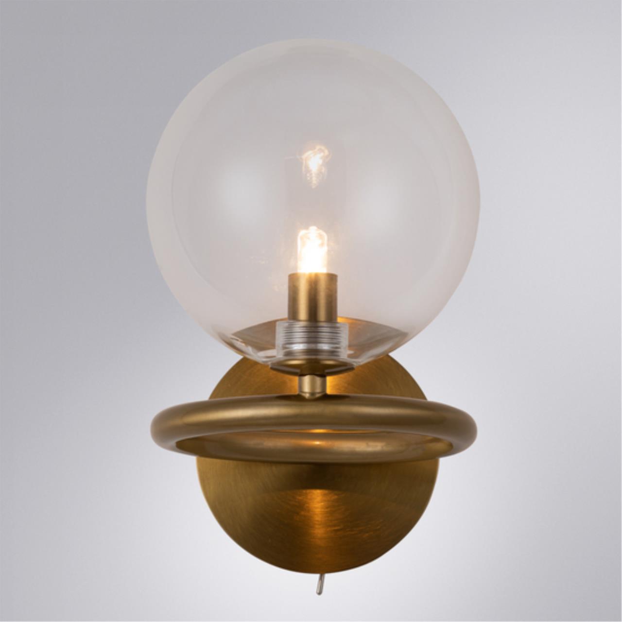 Дополнительная картинка Настенный светильник Arte Lamp ALBUS A7780AP-1AB