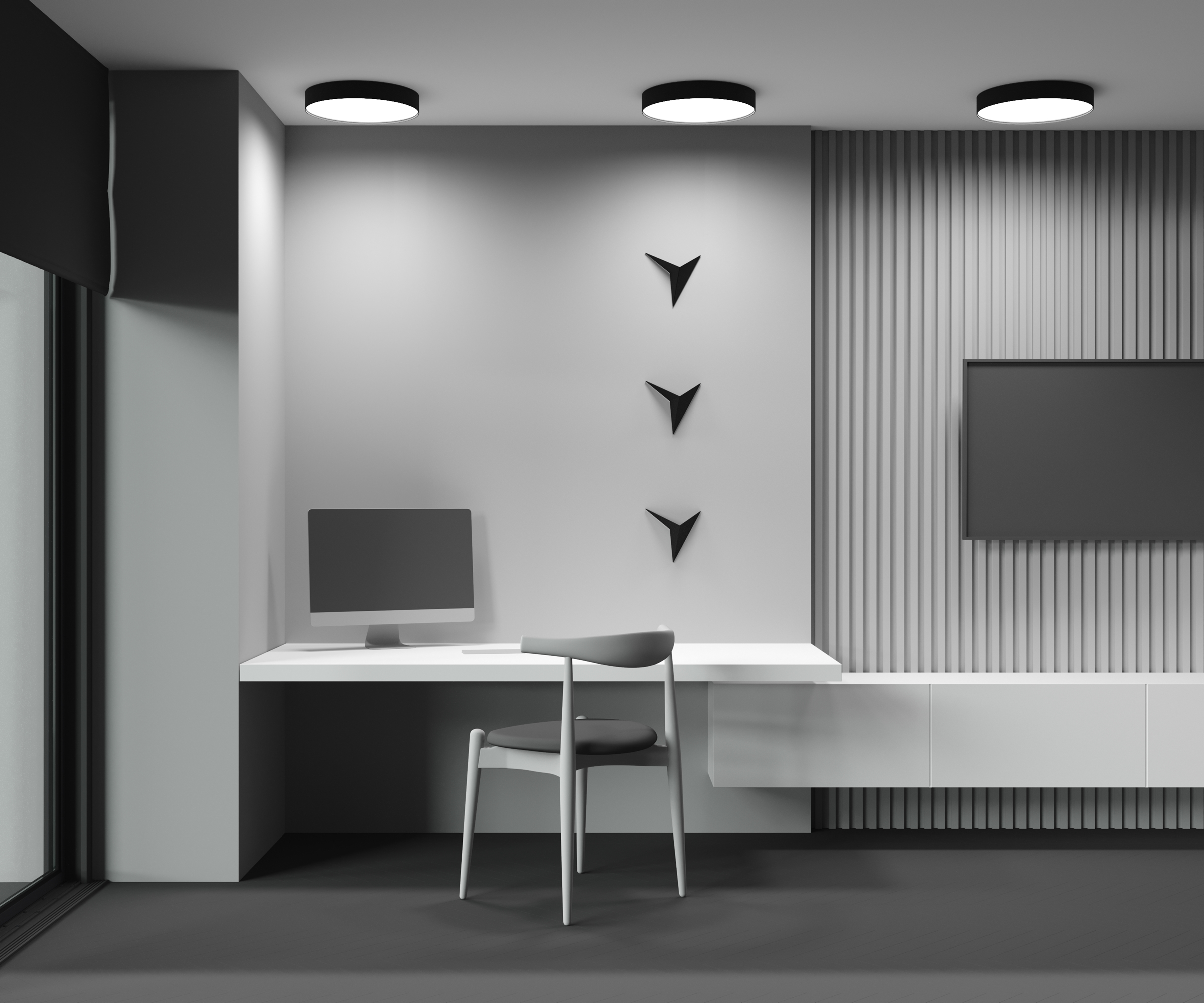 Дополнительная картинка Потолочный светильник Technical C032CL-45W3K-RD-B