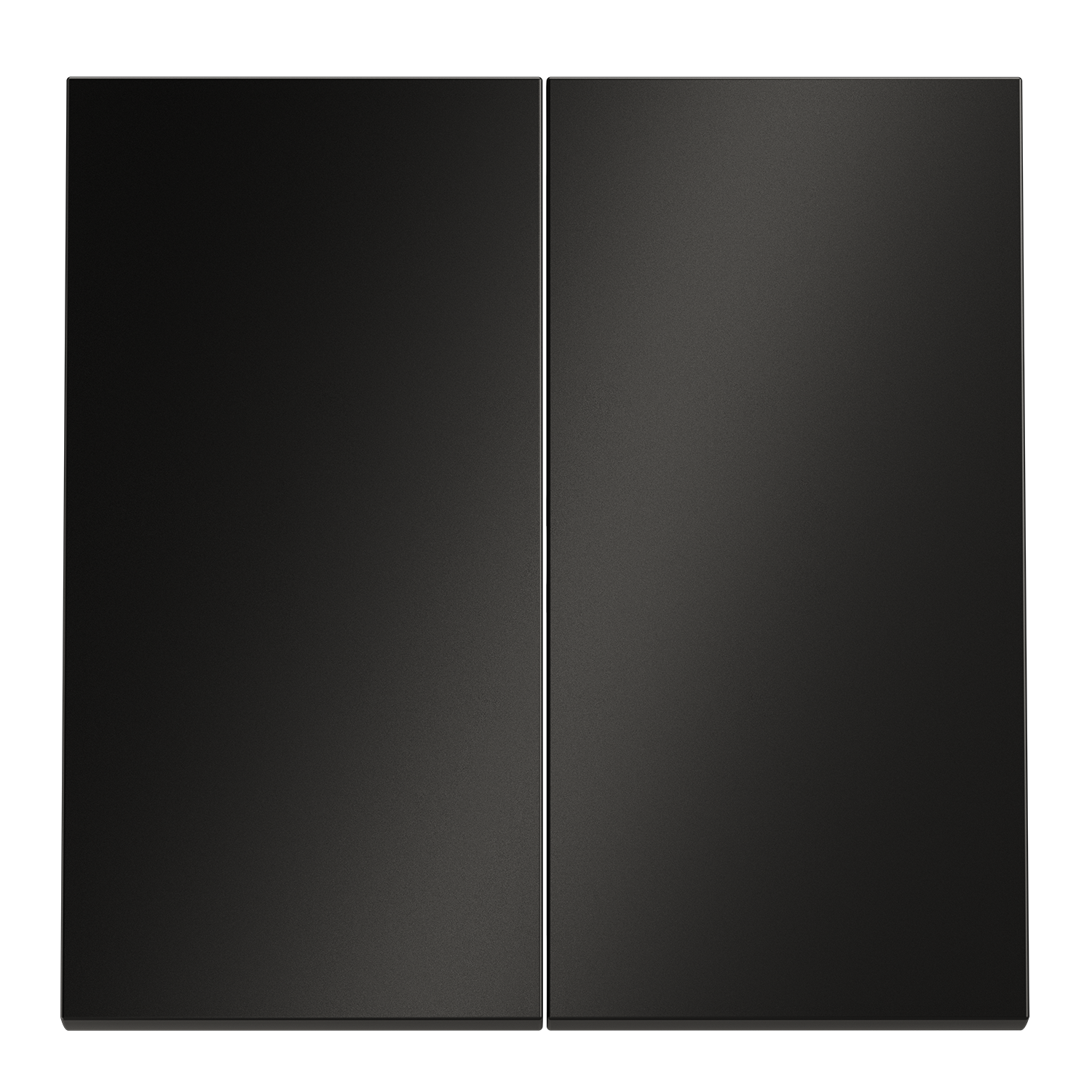 Картинка Клавиши для выключателя/переключателя двухклавишного, S70 Metal (антрацит)