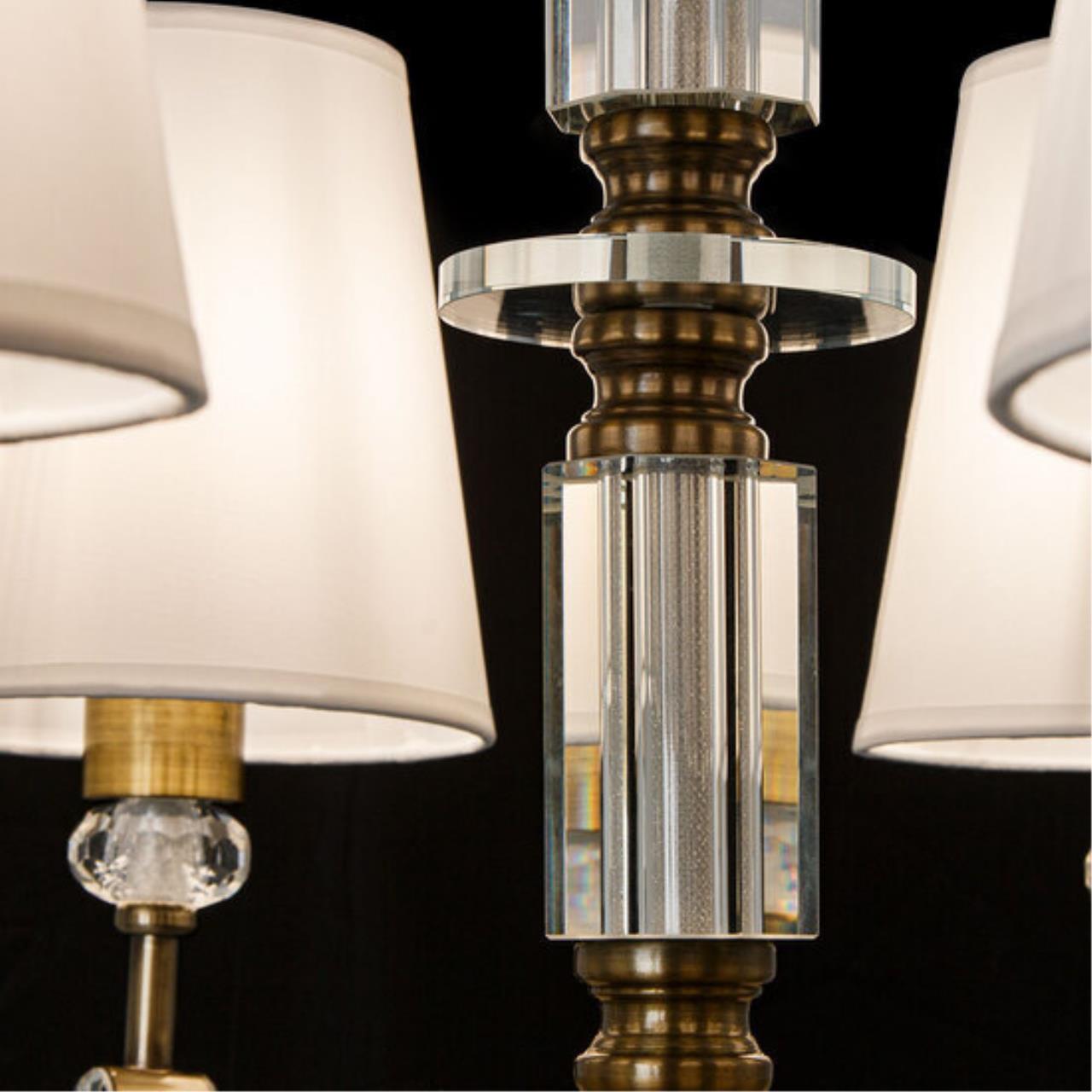 Дополнительная картинка Подвесная люстра Arte Lamp BROCCA A4093LM-8AB