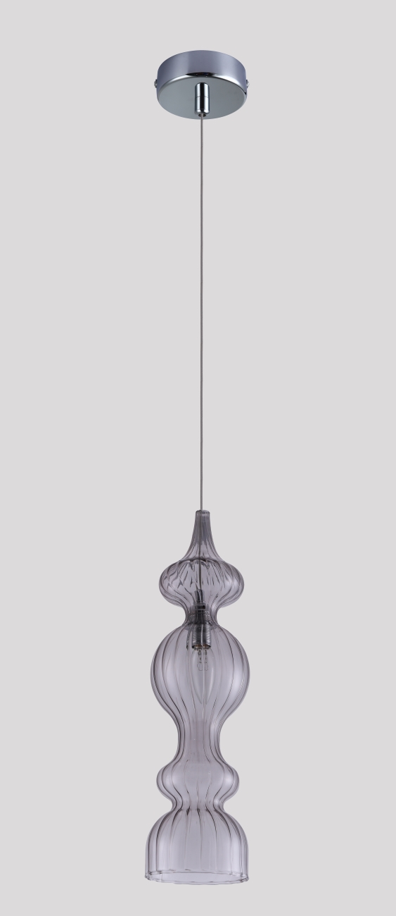 Картинка Светильник подвесной Crystal Lux IRIS SP1 A SMOKE Crystal Lux 2071/201