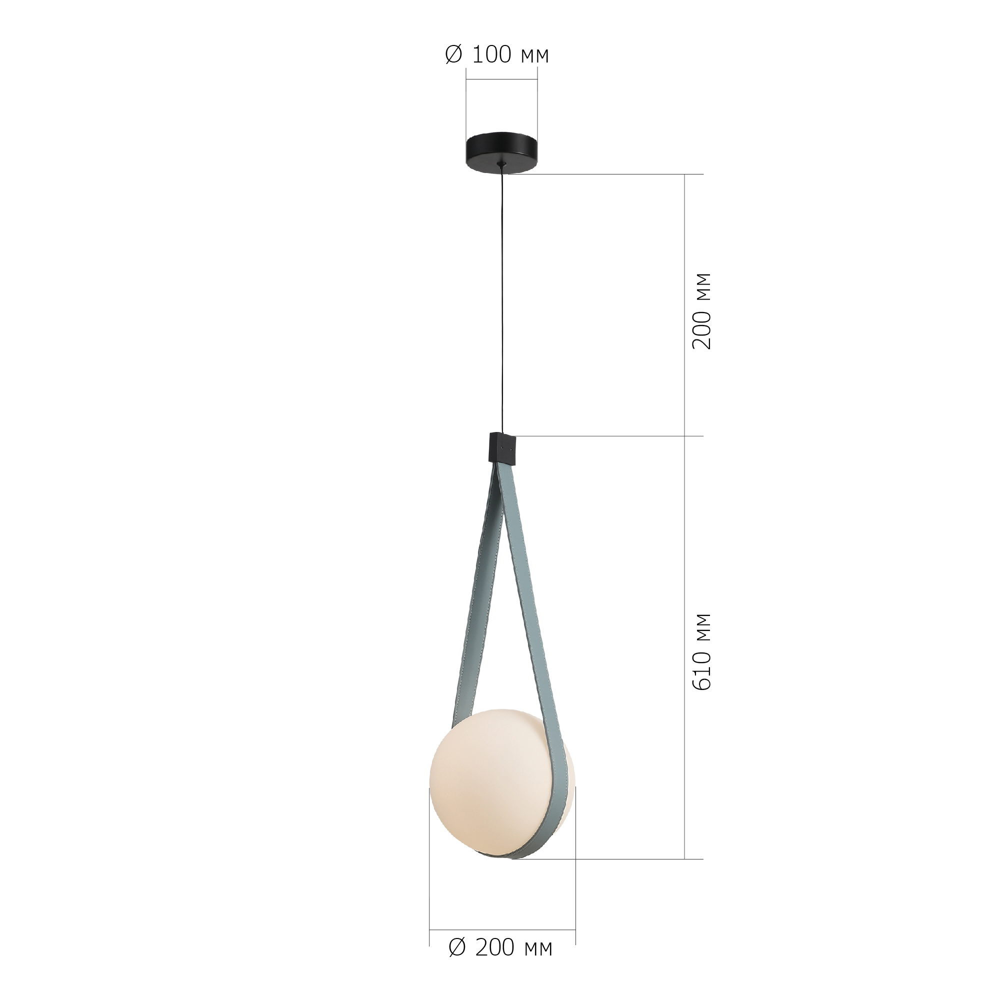 Картинка SL2002.423.01 Светильник подвесной ST-Luce MOONBAG