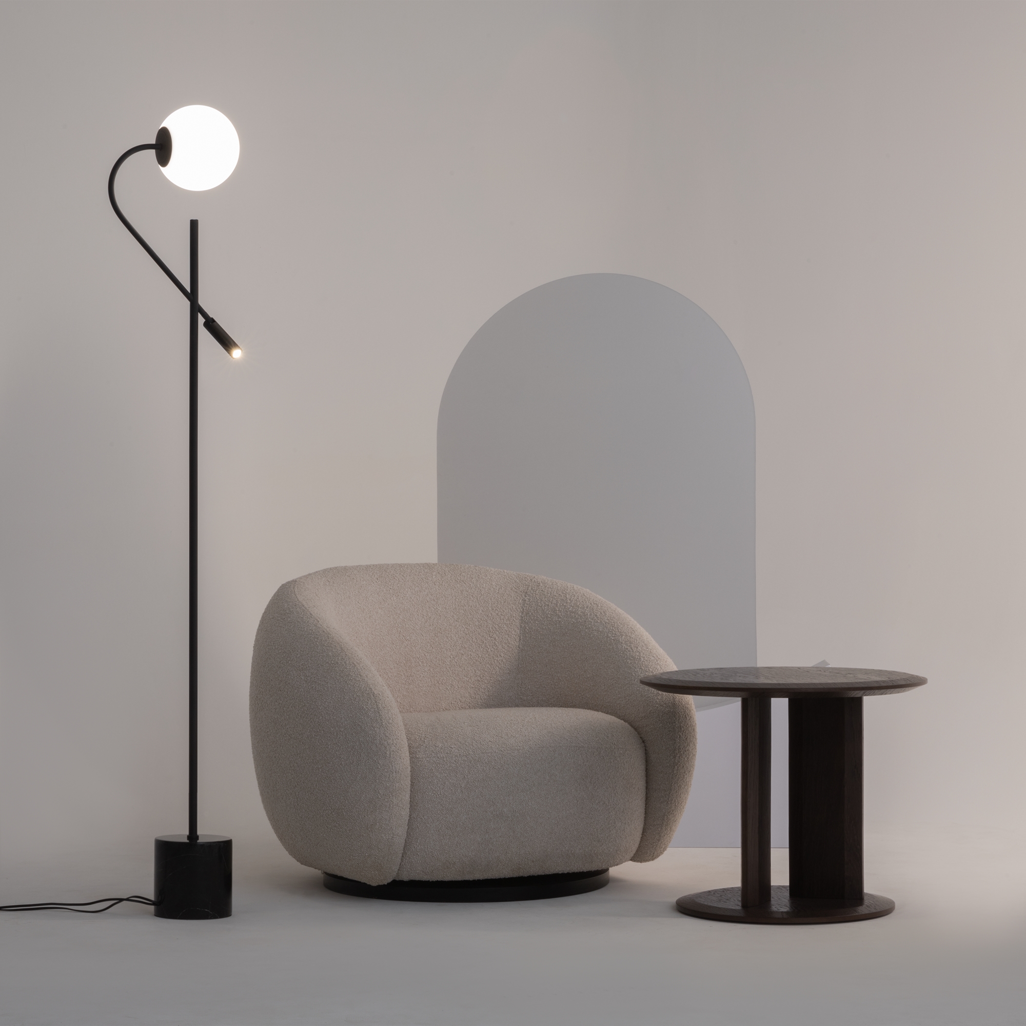 Картинка Напольный светильник (торшер) Maytoni MOD230FL-01B