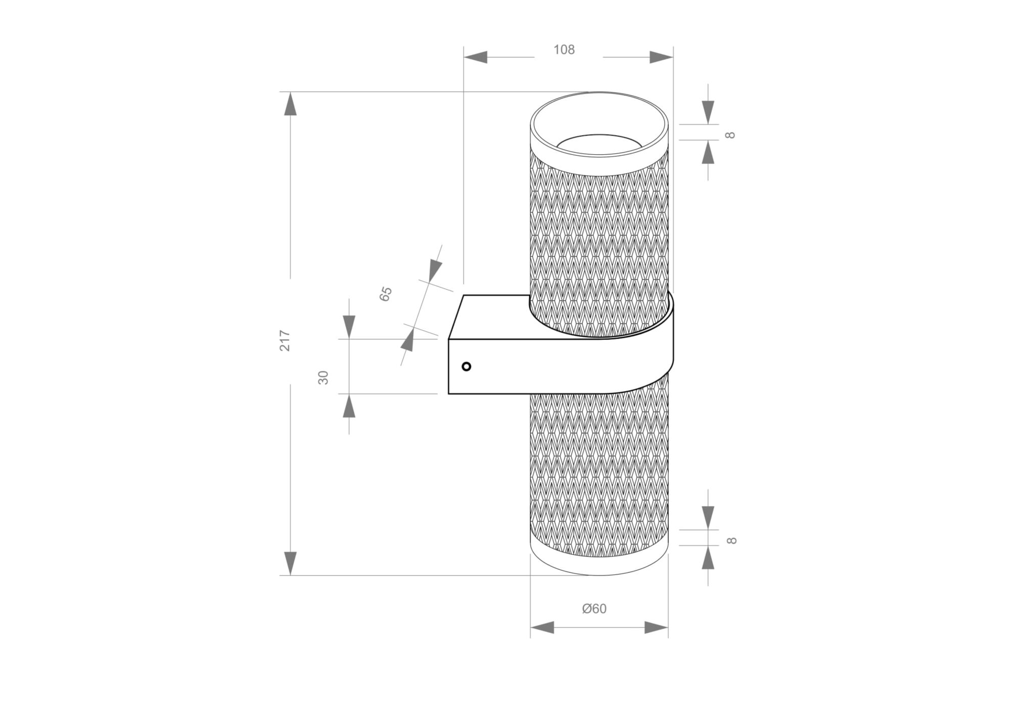 Дополнительная картинка Бра Technical C069WL-02MG
