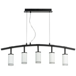 lr7353650 люстра rullo 5х50w gu10 черный - белый  571735 - 214436-5 - 202430-5, доставка по Казахстану 