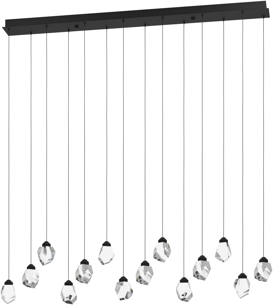 Дополнительная картинка Подвесной светильник SINDICAT, 14X3W, метал, стекло, LED