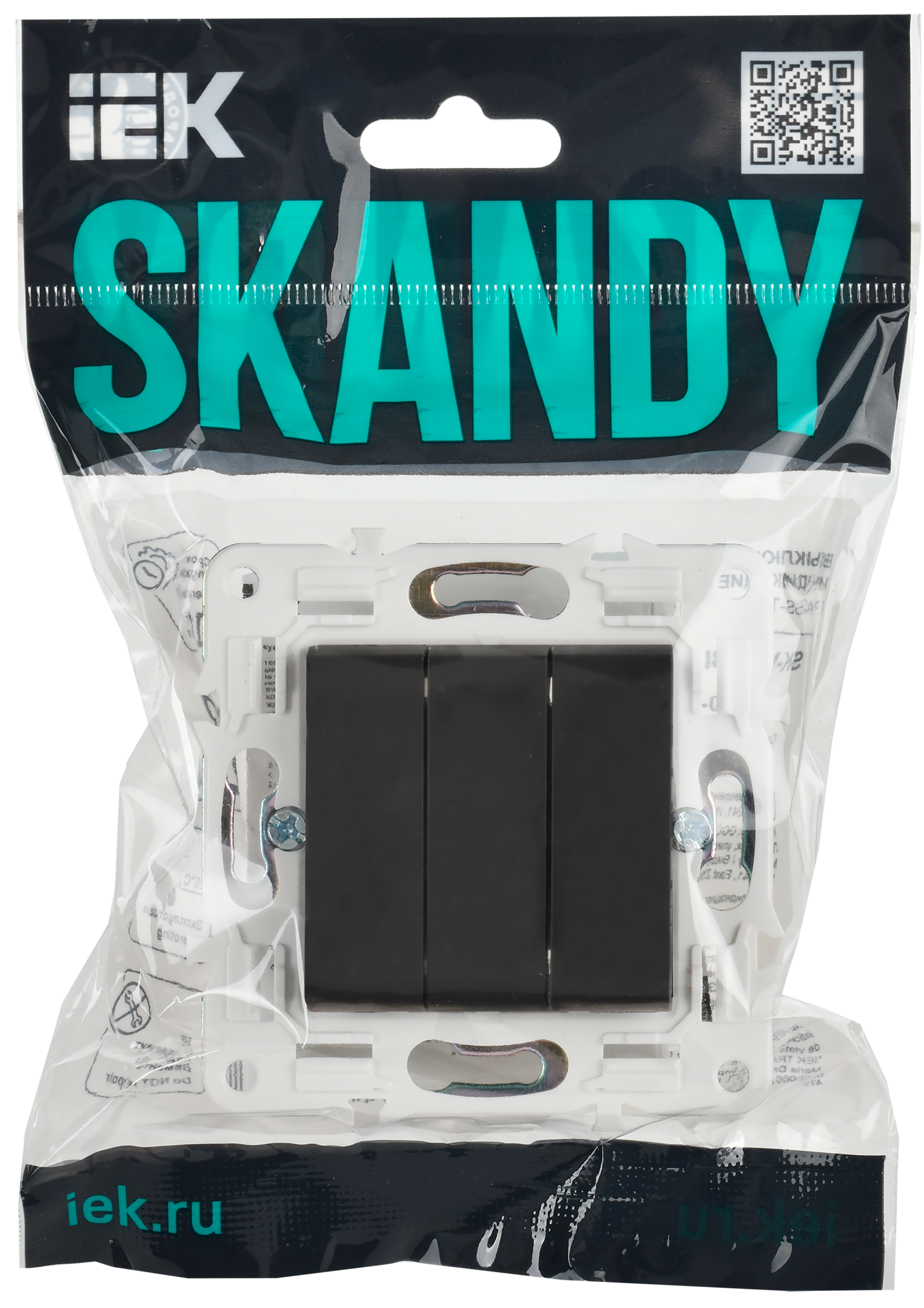 SKANDY Выключ. 3-кл. 10А SK-V11G граф. IEK — фото 5