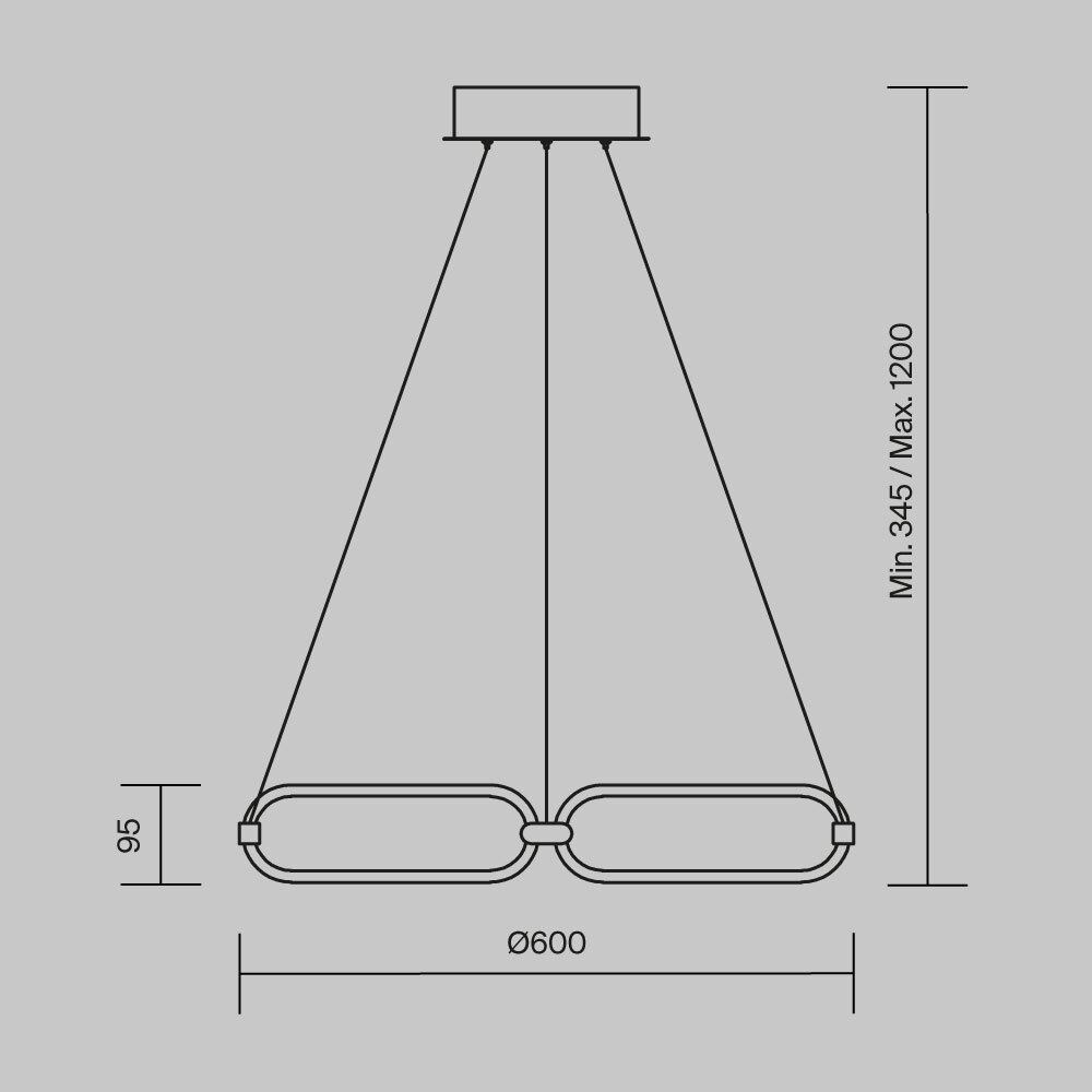 Дополнительная картинка Подвесной светодиодный светильник Maytoni Chain MOD017PL-L50MG