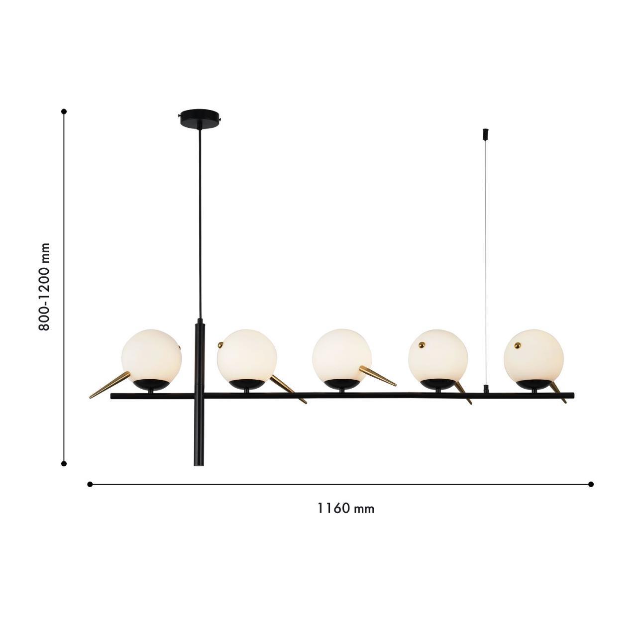 Дополнительная картинка Подвесной светильник Tior 4106-5P