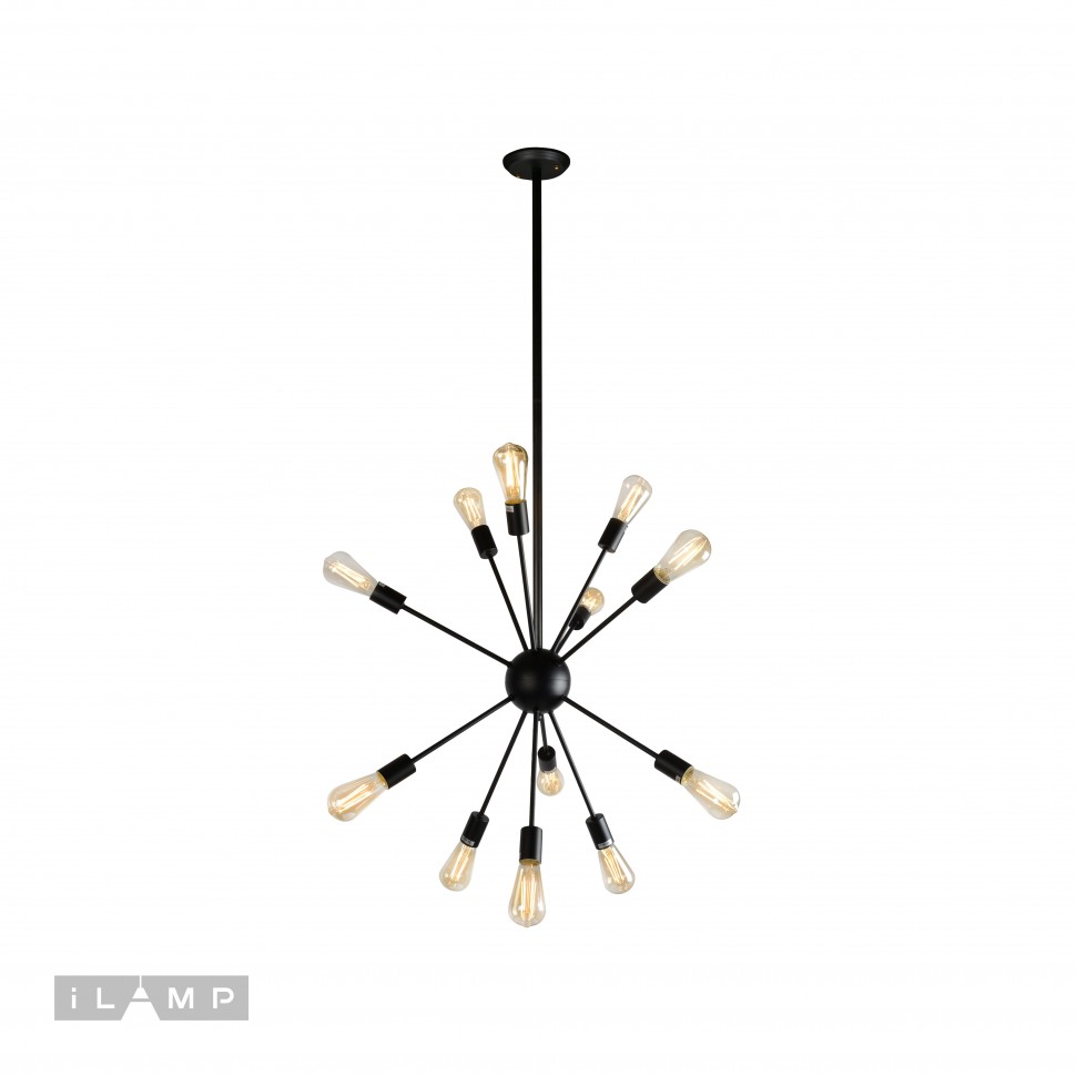 Картинка Подвесная люстра iLamp Twins Loft 209-12B