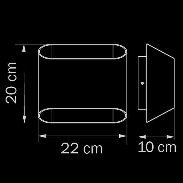 Дополнительная картинка Настенный светильник Lightstar Muro 808627