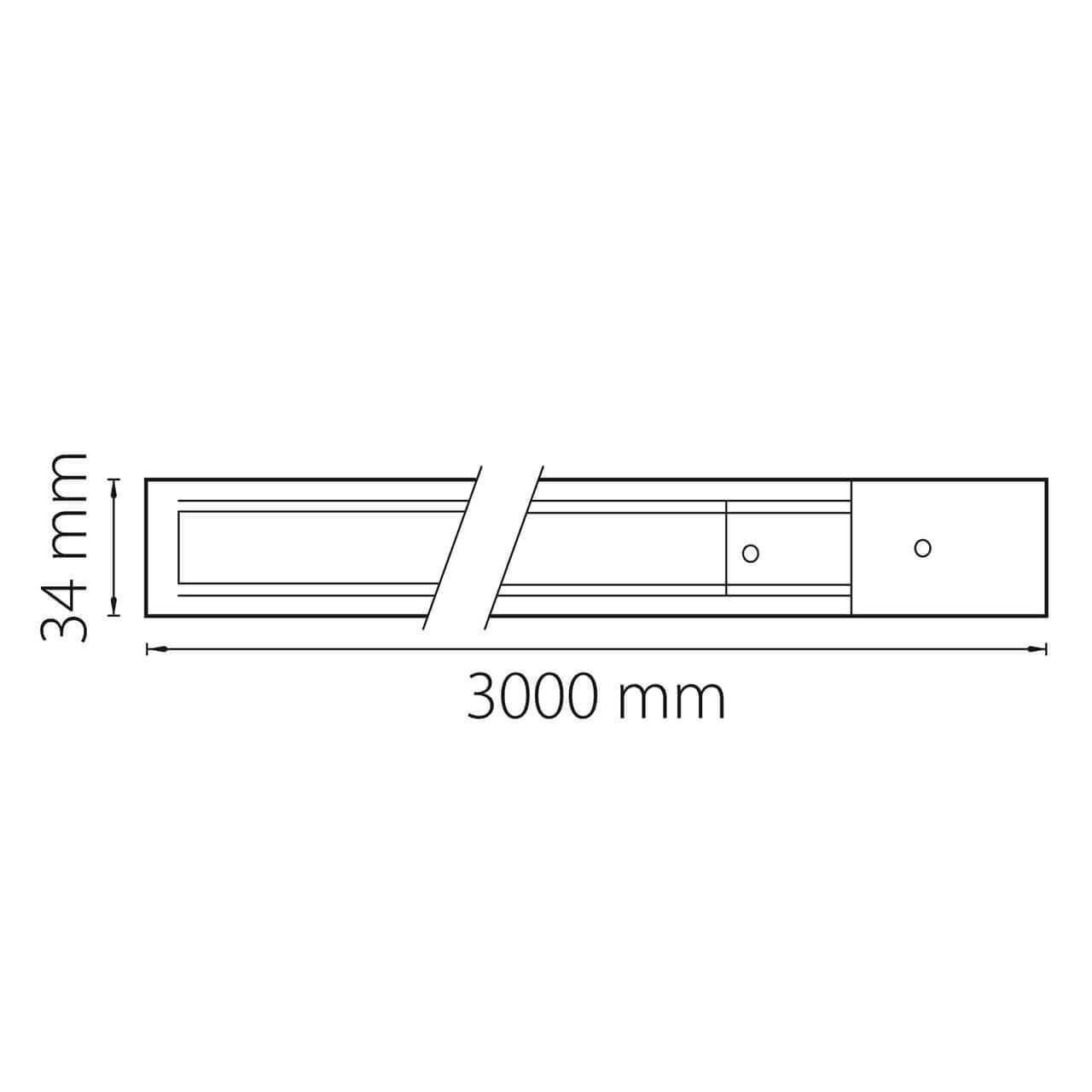 Дополнительная картинка Шинопровод однофазный Lightstar Barra 502038