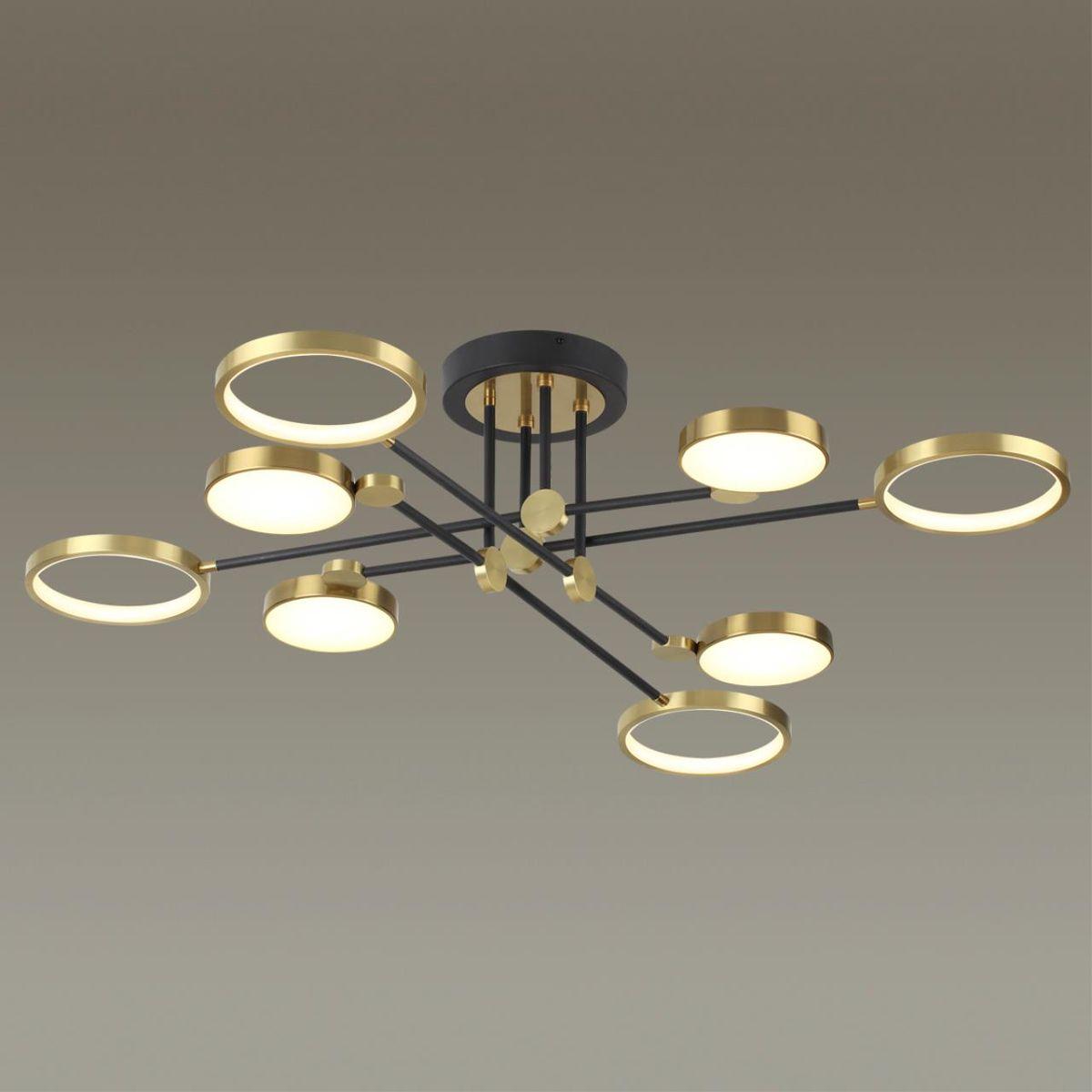 Потолочная светодиодная люстра Odeon Light Midcent Denzel 4320/75CL, фото 7