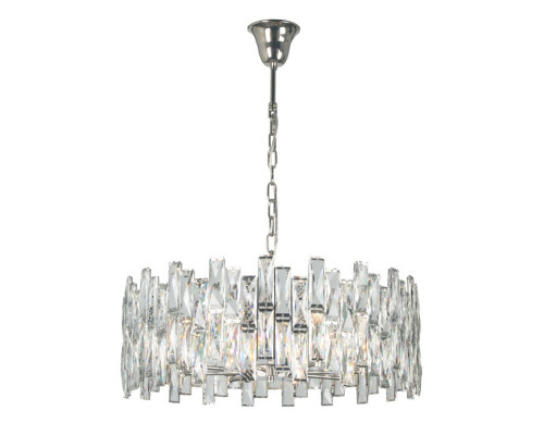 newport 10120 10123+5/c , люстра, chrome clear crystal d63*h26 cm e14 8*40w, доставка по Казахстану 