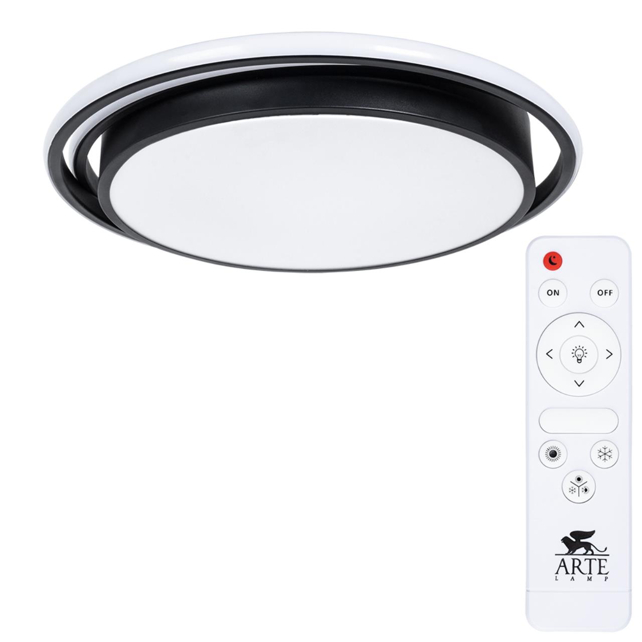 Картинка Потолочный светодиодный светильник Arte Lamp Sonny A2688PL-1BK