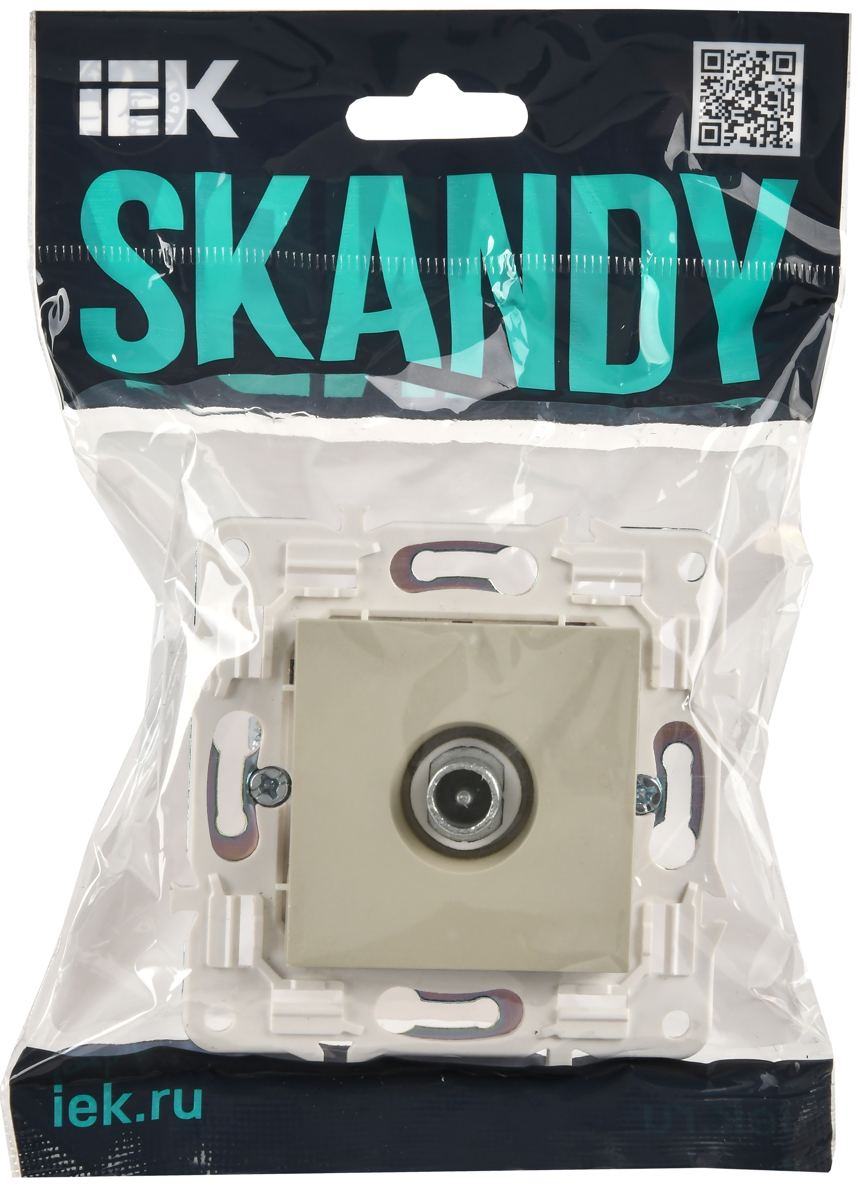 SKANDY Роз. TV проходная SK-A17B беж. IEK — фото 3