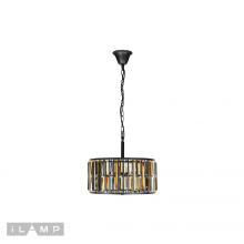 подвесная люстра ilamp royal 10390-5p черная, доставка по Казахстану 