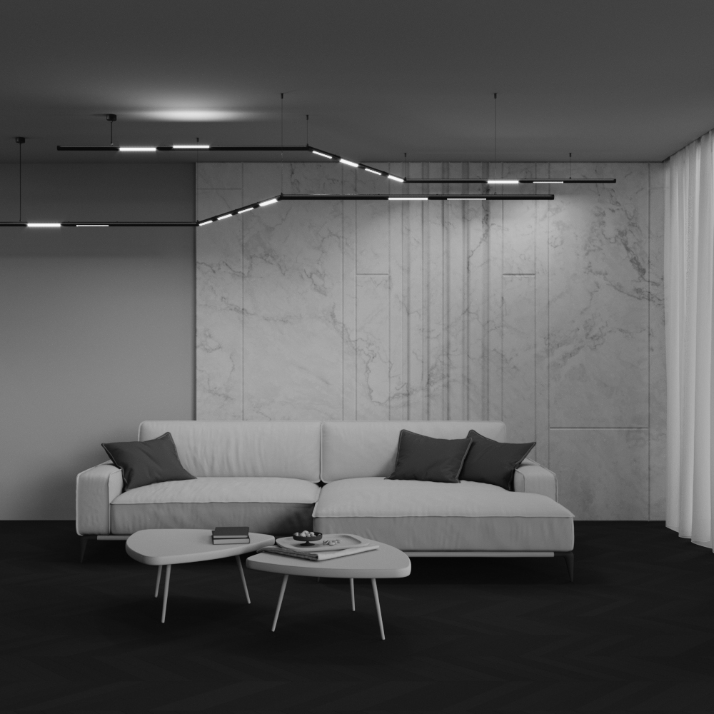 Картинка Светильник Technical C147CL-L300-6W3K-B