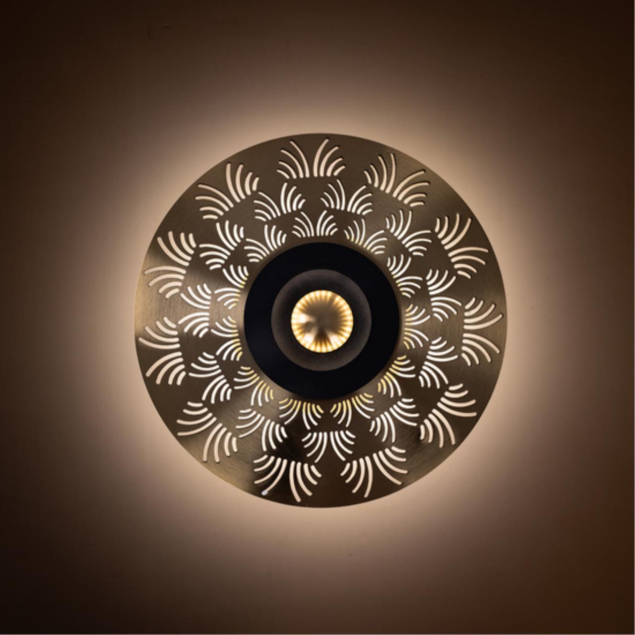 Картинка Настенный светильник Arte Lamp BISCOTTO A2643AP-1GO