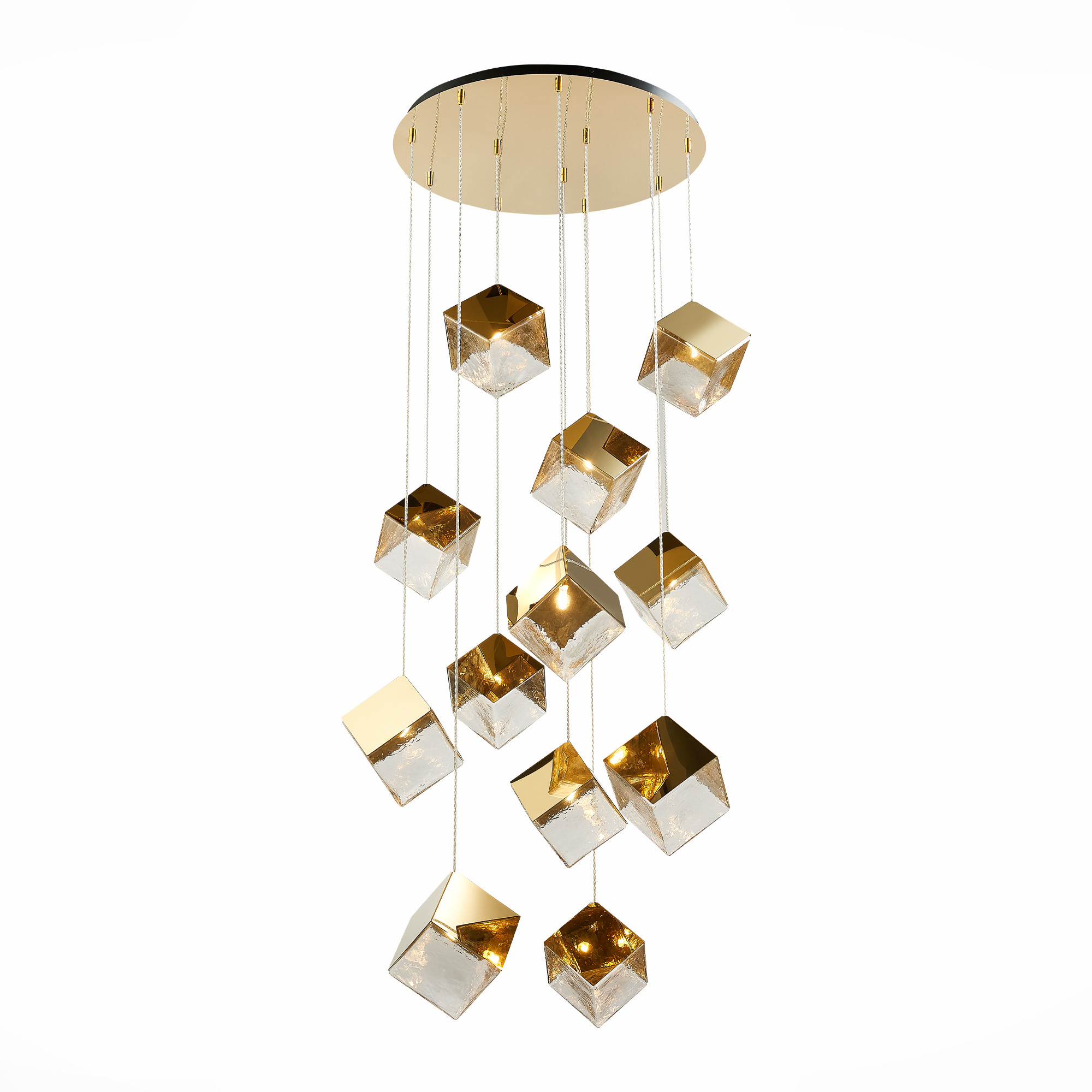 люстры подвесная люстра st luce riello sl1182.203.12, доставка по Казахстану 