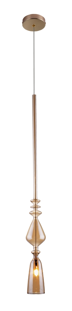 светильник подвесной crystal lux lux new sp1 b amber crystal lux 2261/211, доставка по Казахстану 