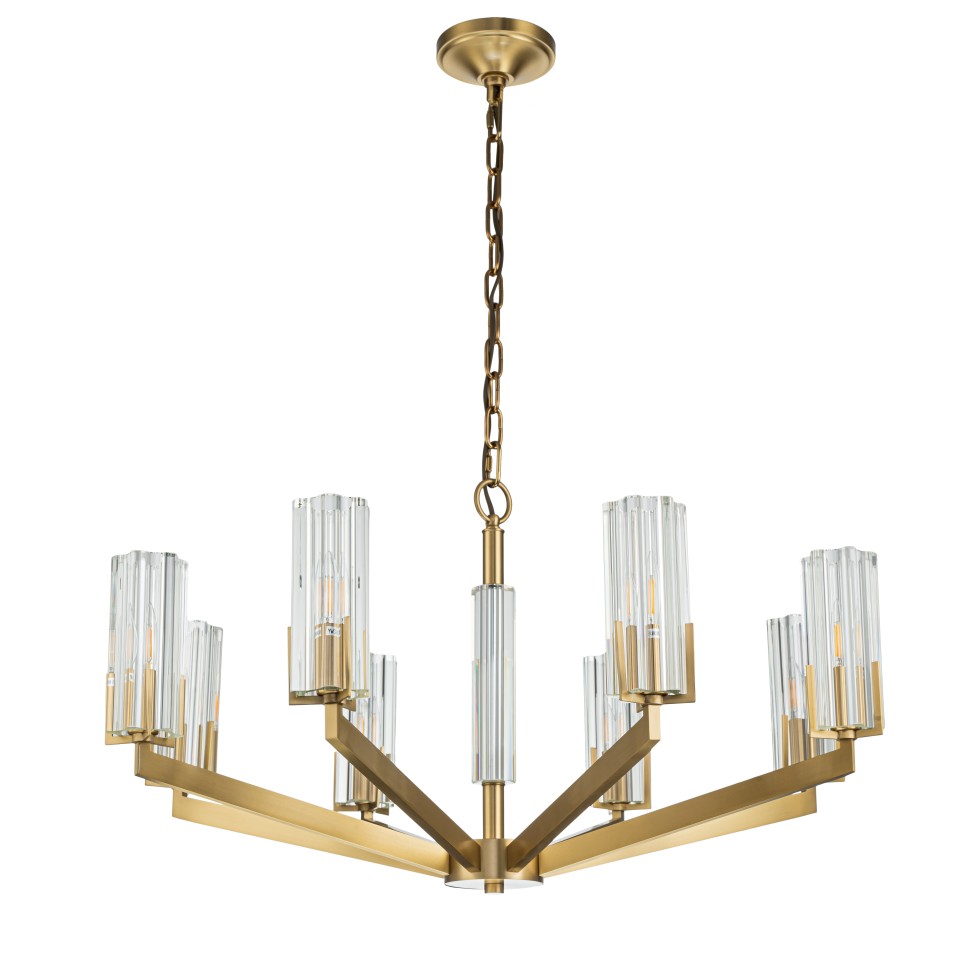 Картинка Люстра подвесная Belfast Malone 6035-8 BR CL