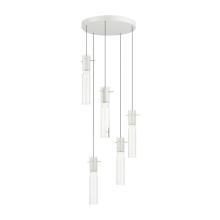 люстры 5058/25lb pendant odl24 325 подвесной светильник led 5*5w 3000k scrow, доставка по Казахстану 