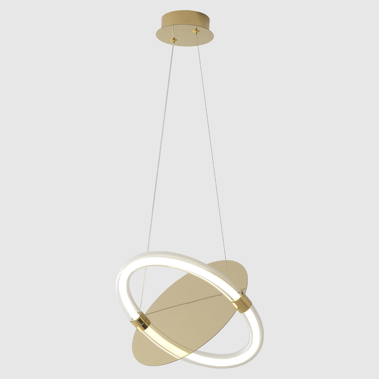 светильник подвесной crystal lux nebula sp22w led gold crystal lux 4031/222, доставка по Казахстану 