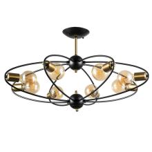 купить Потолочная люстра Arte Lamp Glasgow A1963PL-8BK в Алматы, svet.kz, доставка по Казахстану 