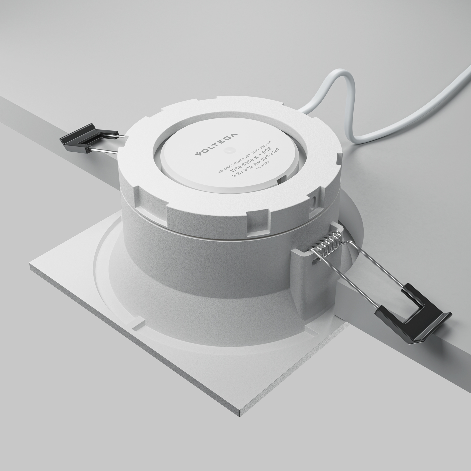 Картинка Встраиваемый светильник Technical DL126-GX53-SQ-W Share