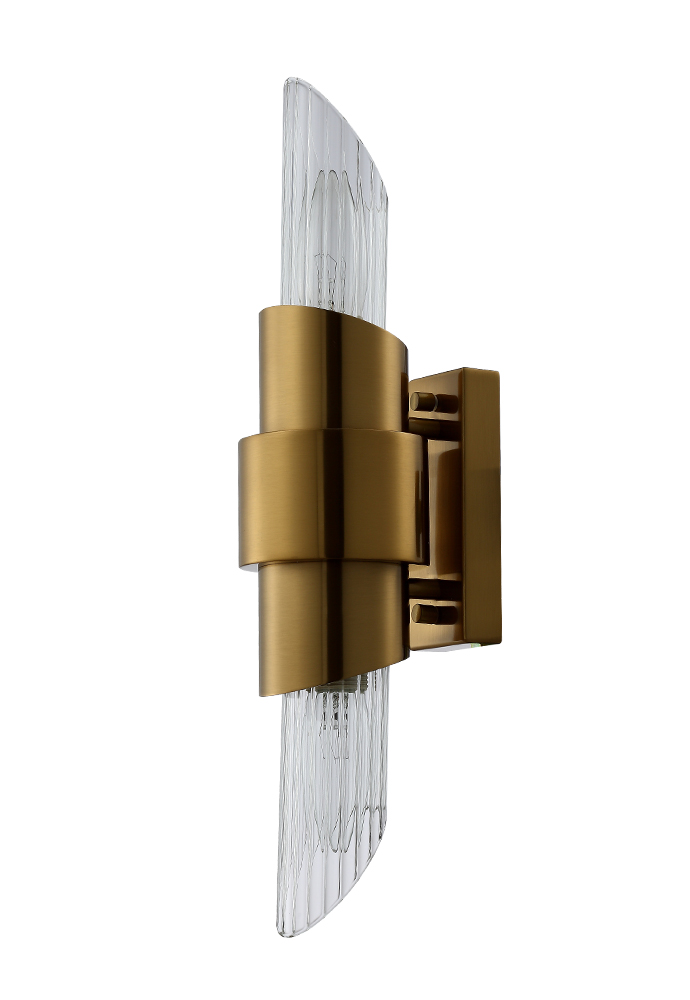 Картинка Бра Crystal Lux JUSTO AP2 BRASS Crystal Lux 2132/402