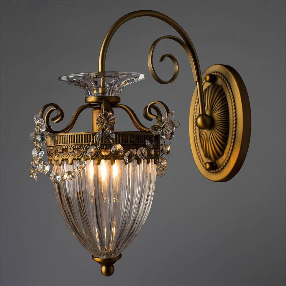 Дополнительная картинка Бра Arte Lamp Schelenberg A4410AP-1SR