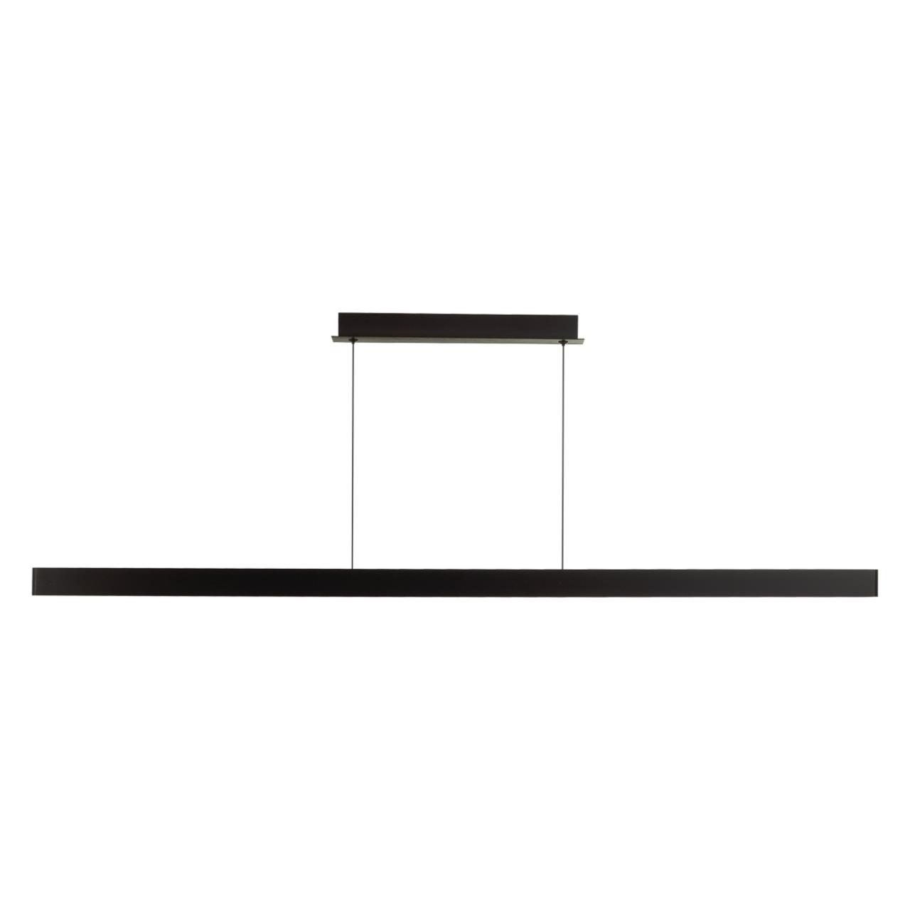 люстры 6683/38l hightech odl24 203   подвесной светильник брашир. черный/металл/акрил раздельн включение с пду (инфра красный) ip20 led 38w 3420лм 3000k beve, доставка по Казахстану 