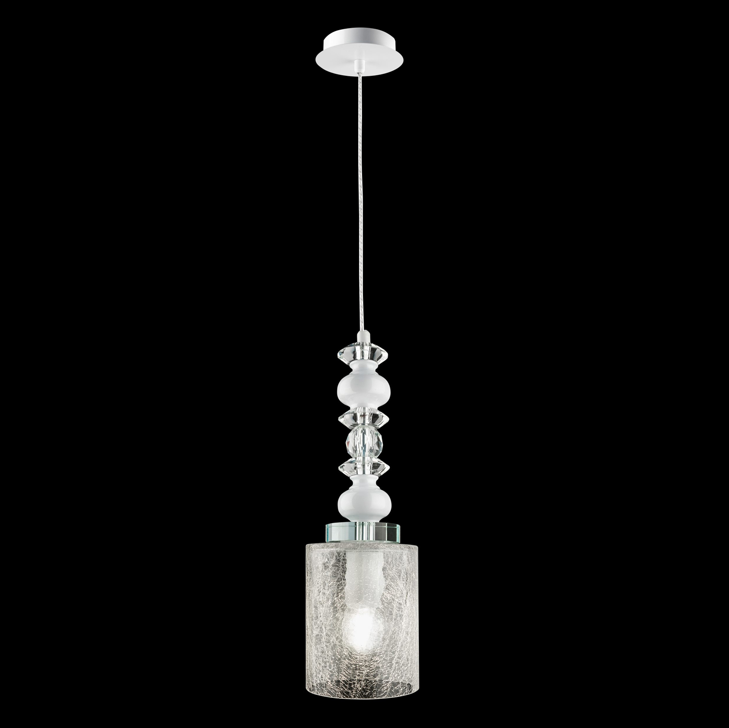 Светильник подвесной Crystal Lux MATEO SP1 WHITE Crystal Lux 2401/201 — фото 7