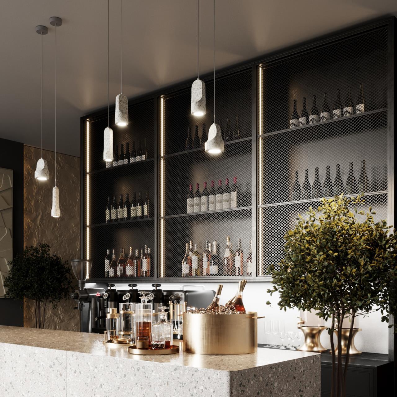 Дополнительная картинка 7010/1B Odeon Light Подвесной светильник PIETRA