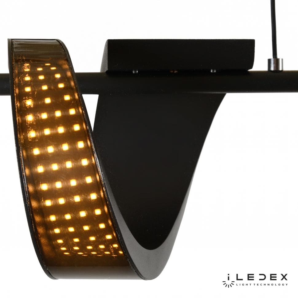 Картинка Подвесная светодиодная люстра iLedex Fomo X154448 BK