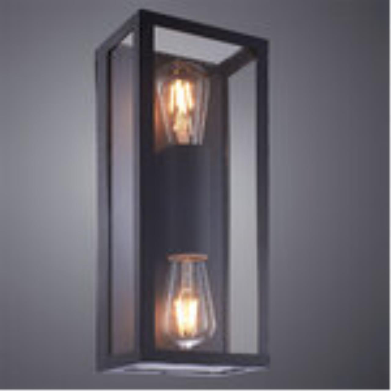Уличный настенный светильник Arte Lamp Belfast A4569AL-2BK — фото 7