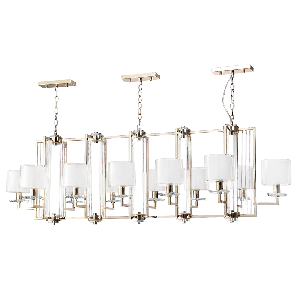 Дополнительная картинка Подвесной светильник Crystal Lux NICOLAS 3401/312L