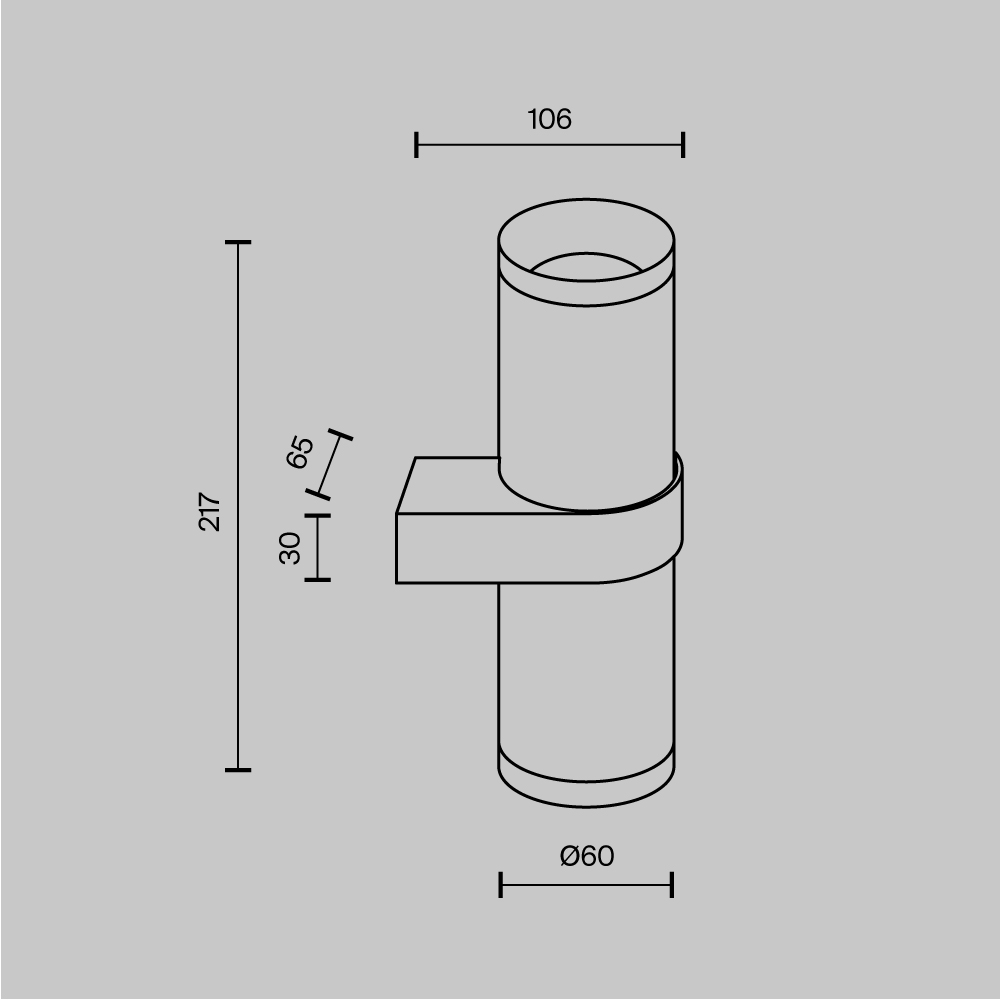 Картинка Бра Technical C069WL-02B