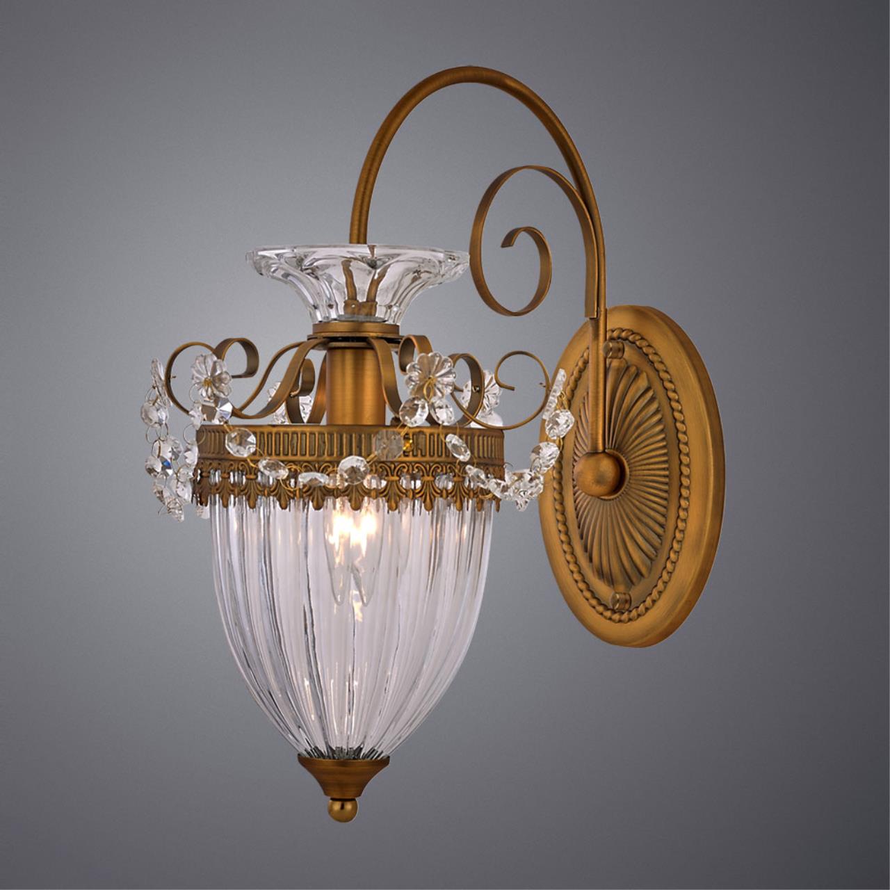Дополнительная картинка Бра Arte Lamp Schelenberg A4410AP-1SR