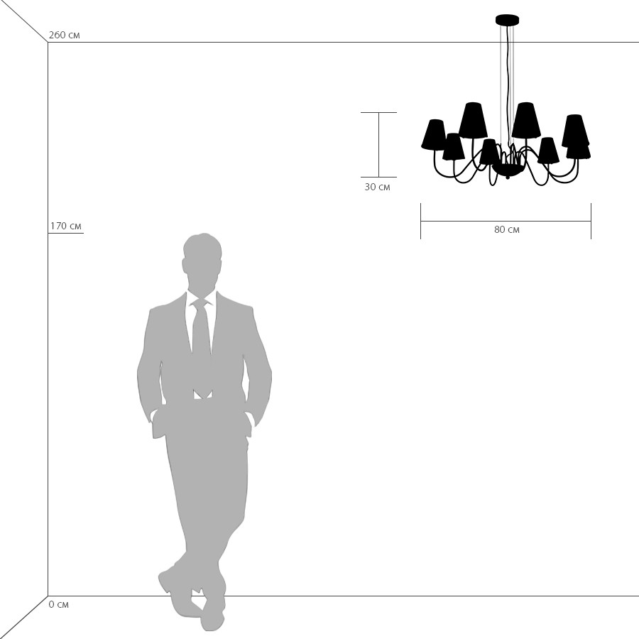 Дополнительная картинка Подвесная люстра Lightstar Diafano 758084
