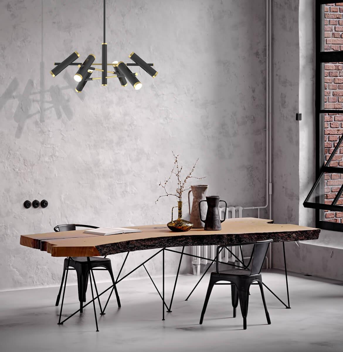 Картинка Подвесная светодиодная люстра Favourite Duplex 2324-12P